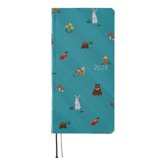 Japanese Notebook ? Almost Daily Notebook, 2026 Weeks, Tie & Chief/in the Forest, From April, Weekly Notebook, Weekly Left ? Smooth Writing Paper ? For Study & Office Notes ? Original Imported