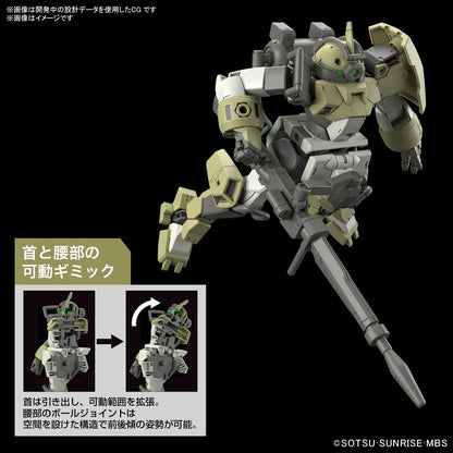 BANDAI SPIRITS Bandai Hobby - The Witch from Mercury - #06 ChuChu's Demi Trainer, HG 1/144 Model Kit