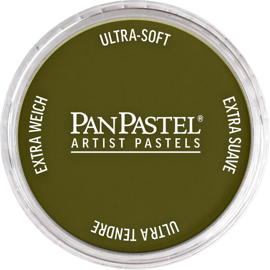 PanPastel Artist Pastels by GOLDEN, Bright Yellow Green Extra Dark, 2.44‰۝ / 62mm Pan Diameter, Professional Artist Pastels, Unique Pan Format (cake-like)