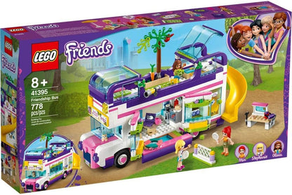 LEGO 41395 Friends Friendship Bus Toy with Swimming Pool and Slide, Summer Holiday Playsets for 8+ Year Old