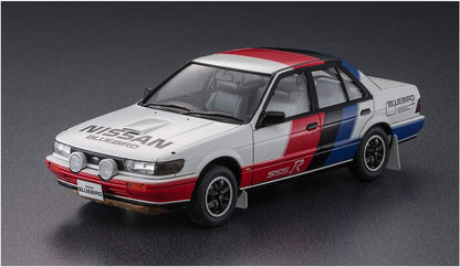 Hasegawa HC35 1/24 Historic Car Series Nissan Bluebird 4-Door Sedan SSS-R (U12 Type), Early Period, Plastic Model