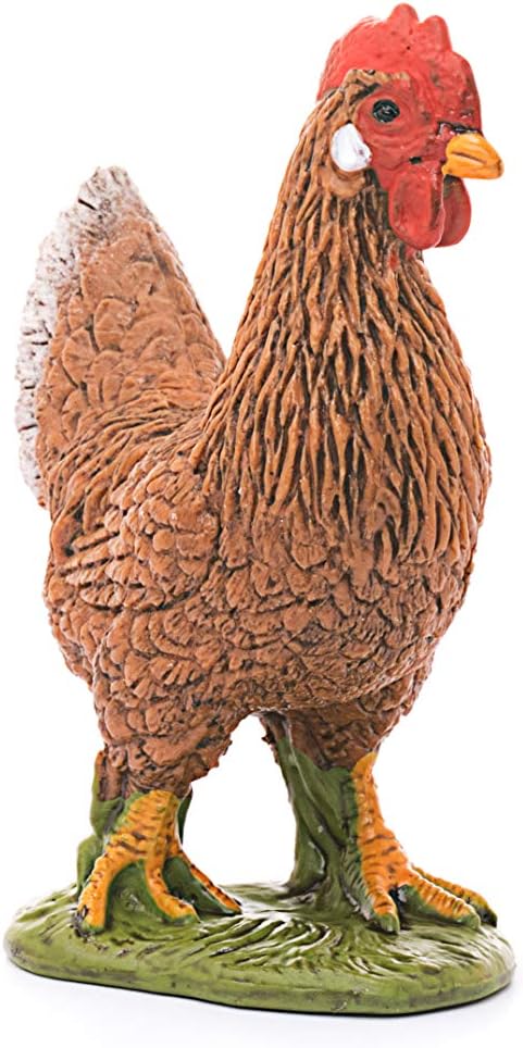 Schleich Farm World, Realistic Farm Animal Toys for Kids and Toddlers, Hen Chicken Figurine, Ages 3+