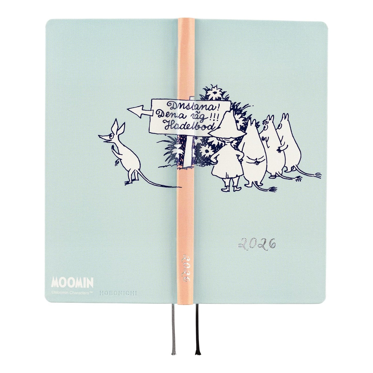 2026 Weekly Planner Jan/April Start – Hobonichi Techo Weeks Moomin To the Outdoor Dance Floor Slim Diary (Left Layout, Japan Import)