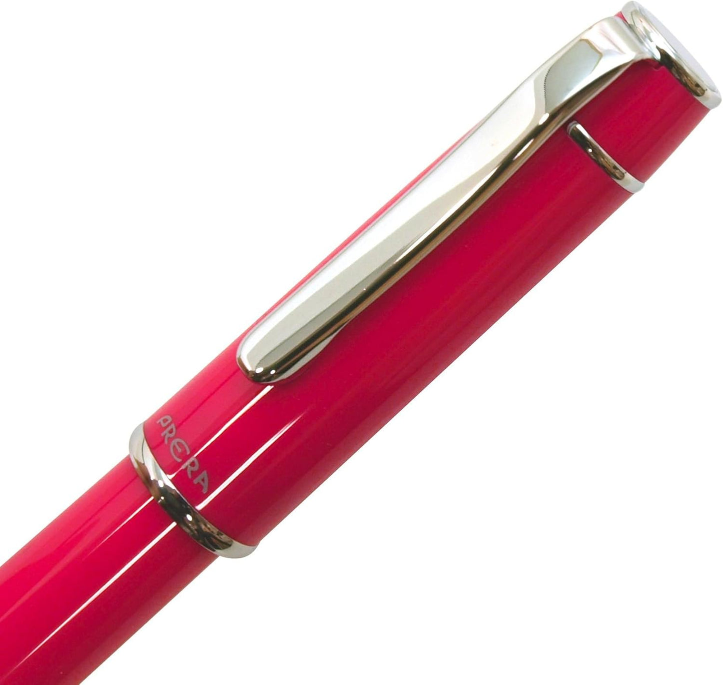 PILOT Prera Fine-Nib Vivid Pink Body Fountain Pen (FPR-3SR-VP-F) front view
