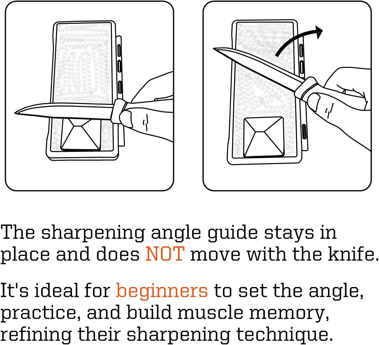 SHARPAL 196N ANGLE PYRAMID Whetstone Knife Blade Sharpener Sharpening Stone Angle Guide 2-Pack, 4 Universal Angles-14??, 17??, 20??, 25??