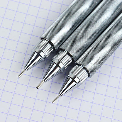 Platinum MSDA-1500A#9-P Professional Use 171 Fountain Pen, 0.3 mm, Silver, Case Included front view