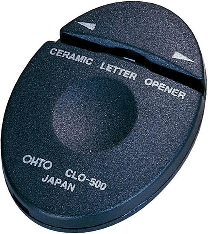 Auto Letter Opener Ceramic Letter Opener Black CLO-500 Black
