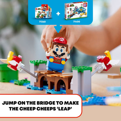 LEGO® Super Mario™ Big Urchin Beach Ride Expansion Set 71400 Building Kit; Collectible Toy for Kids Aged 7