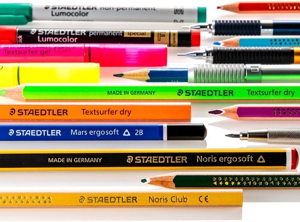 Staedtler Mars Carbon Lead, 2mm, Red, 4 Lead (204-E4-2)