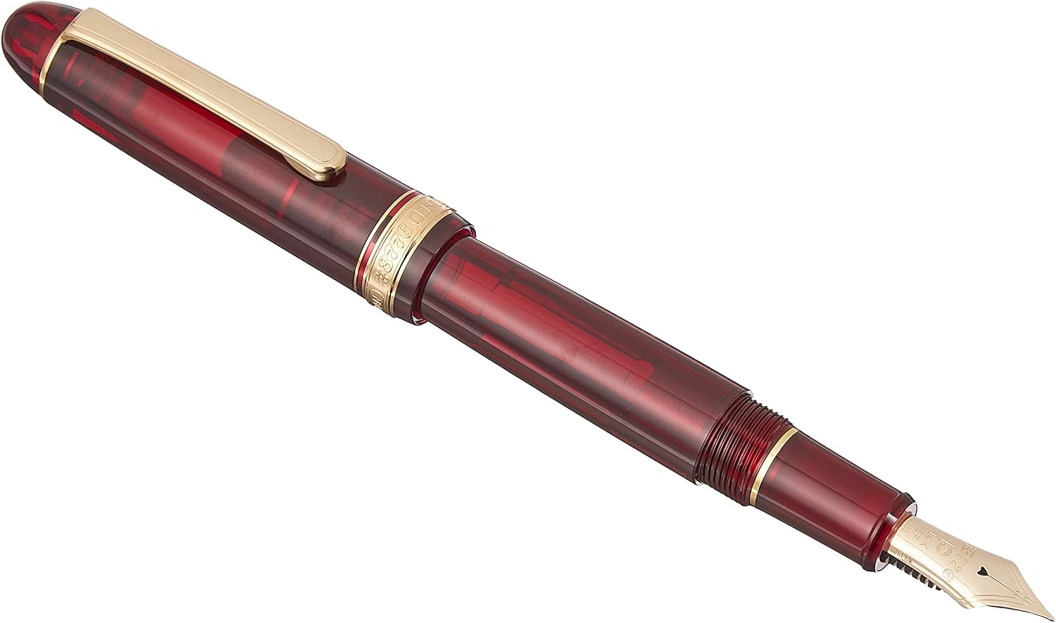 PLATINUM Fountain Pen #3776 Century Bourgogne Soft Fine PNB-13000#71-0, main image