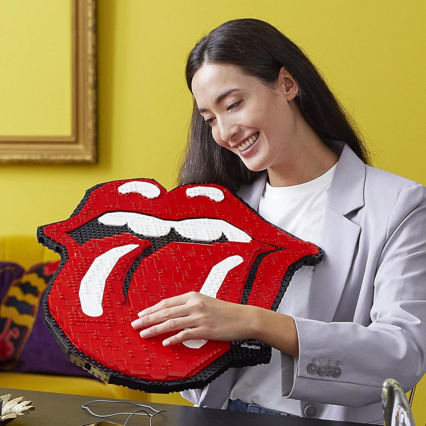 LEGO Art The Rolling Stones 31206 Building Kit; Wall Art Memorabilia or Hobby Gift for Rock Music Fans and Adults