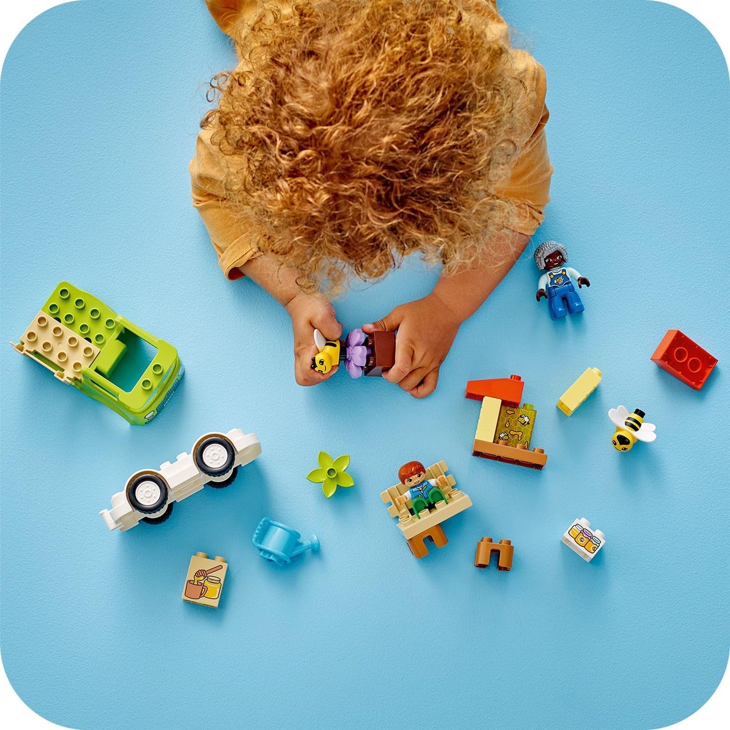 LEGO My City Duplo Bee Care and Beehives, Educational Toy for Boys and Girls, 2 Bee Figures and Truck, Construction Set, Easter Gift for Boys and Girls Ages 2 and Up 10419