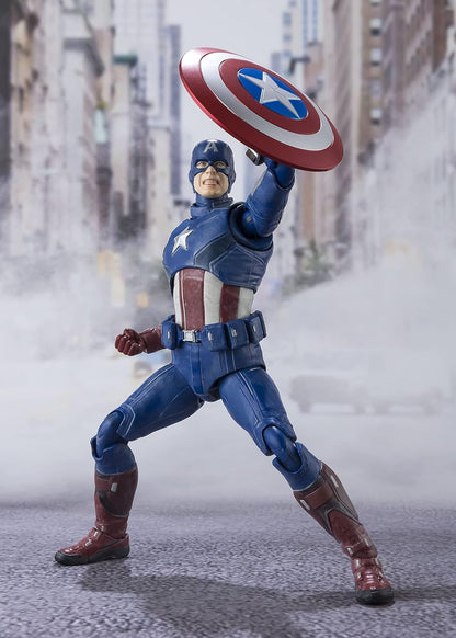 TAMASHII NATIONS - Avengers - Captain America - Edition, Bandai Spirits S.H.Figuarts Action Figure