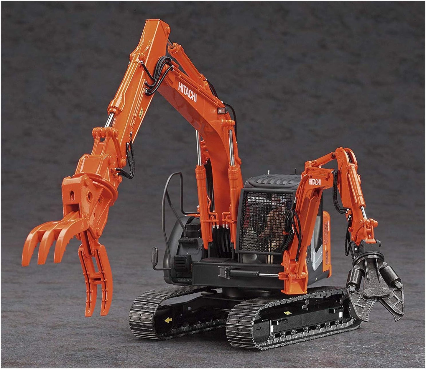 Hasegawa HSW04 1:35 Scale Hitachi Double Arm Construction Machine Astaco Neo Plastic Model