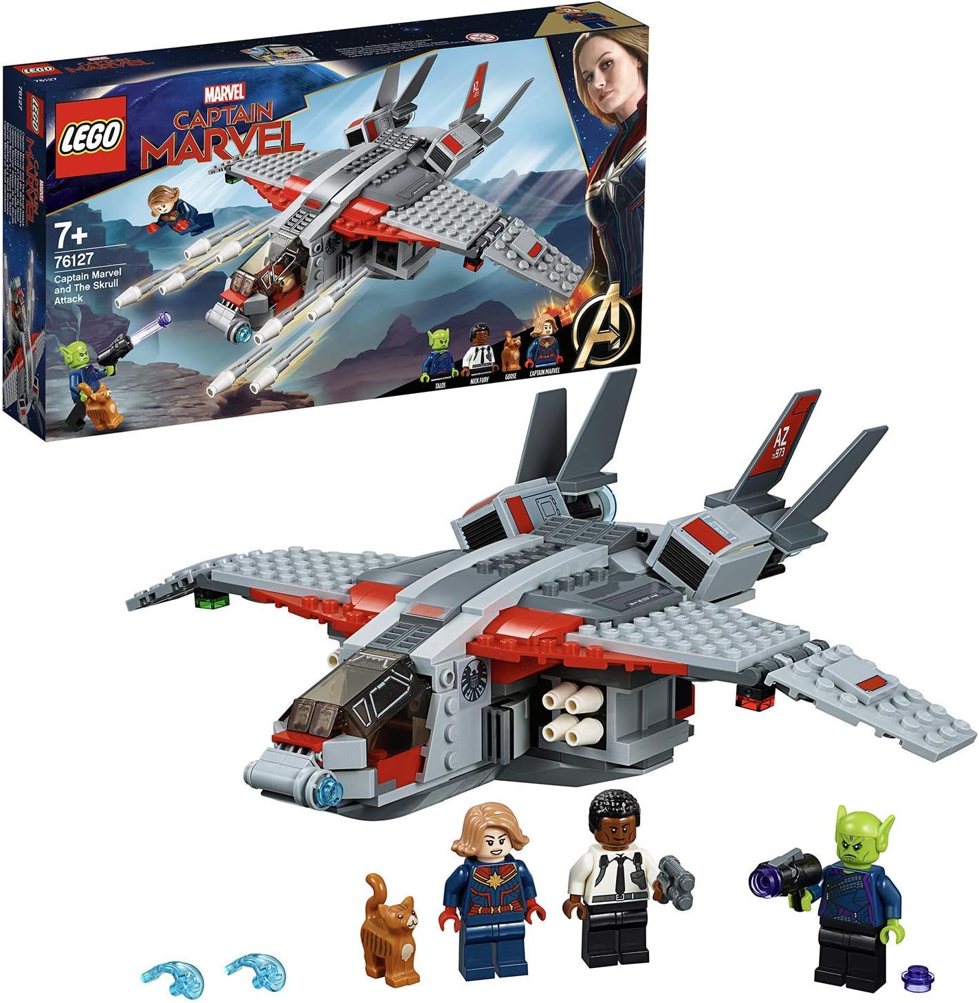 LEGO Super Heroes 76127 Attack of Captain Marvel and Skral