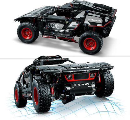 Lego Technic Audi RS Q e-tron 42160 Advanced Building Kit for Kids Ages 10 and Up, This Remote Controlled Car Toy Features App-Controlled Steering and Makes a Great Gift for Kids Who Love Engineering