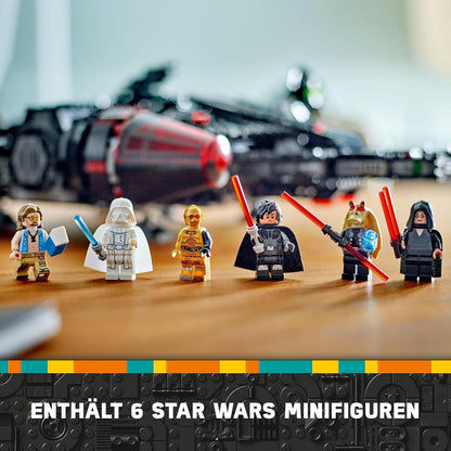 LEGO Star Wars The Black Falcon - Collectible Spaceship Set - Buildable Brick Vehicle for Kids - Birthday Gift for Boys, Girls and Fans 75389