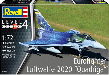 Revell 03843 Eurofighter Luftwaffe 2020 Quadriga 1:72 Scale Model Kit
