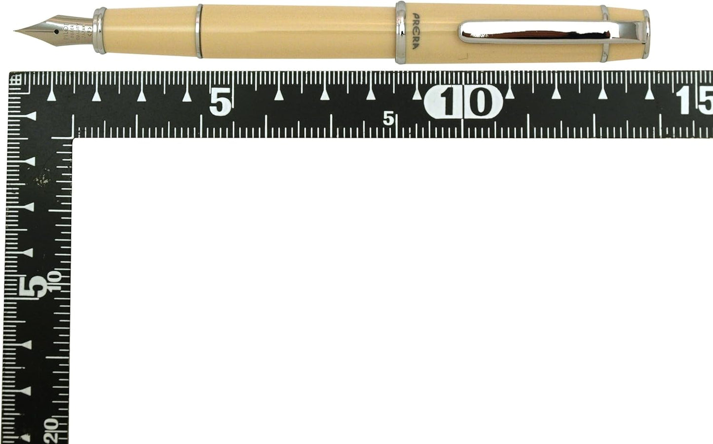 PILOT Prera Fine-Nib Ivory Body Fountain Pen (FPR-3SR-I-F) side view