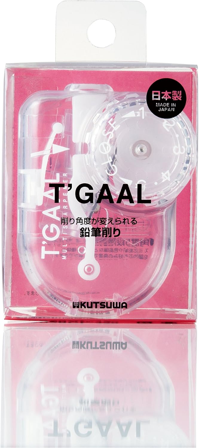 Pink and clear correction tape with 'T'Gaal' branding on a white background