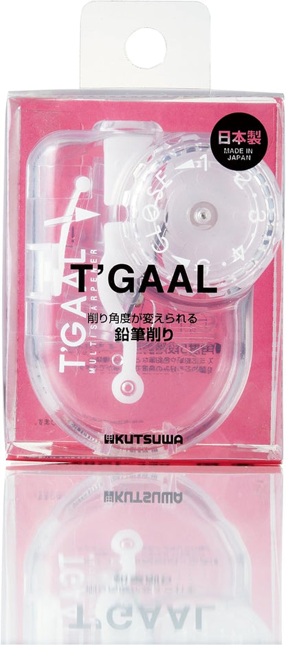 Pink and clear correction tape with 'T'Gaal' branding on a white background