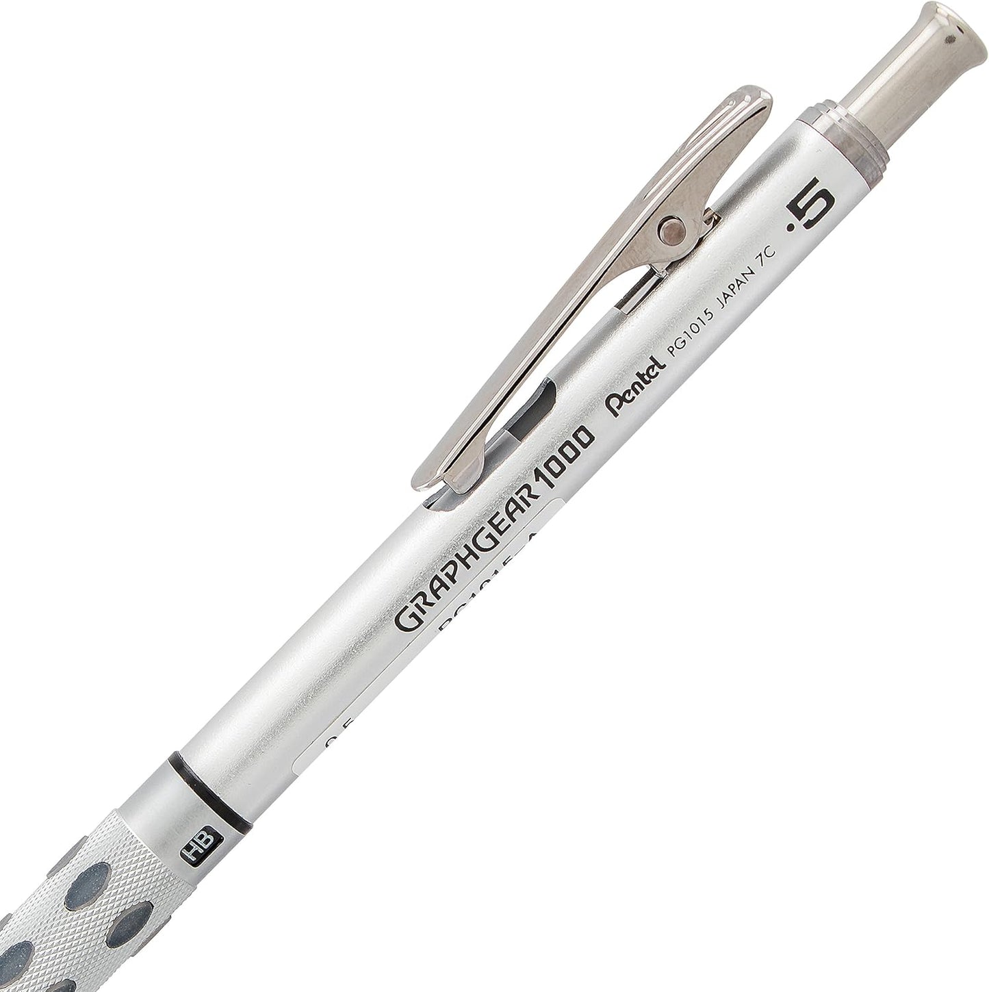 Pentel GraphGear 1000 Mechanical Pencil, (0.5mm) Point Size, Black Barrel, 1 Each (PG1015A)