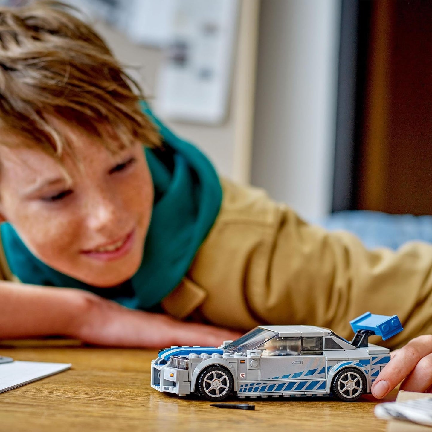 Lego Speed Champions 2 Fast 2 Furious Nissan Skyline GT-R (R34), Race Car Toy Model Building Kit, Collectible with Racer Minifigure, 2023 Set for Kids, Boys and Girls Ages 9 and Up 76917