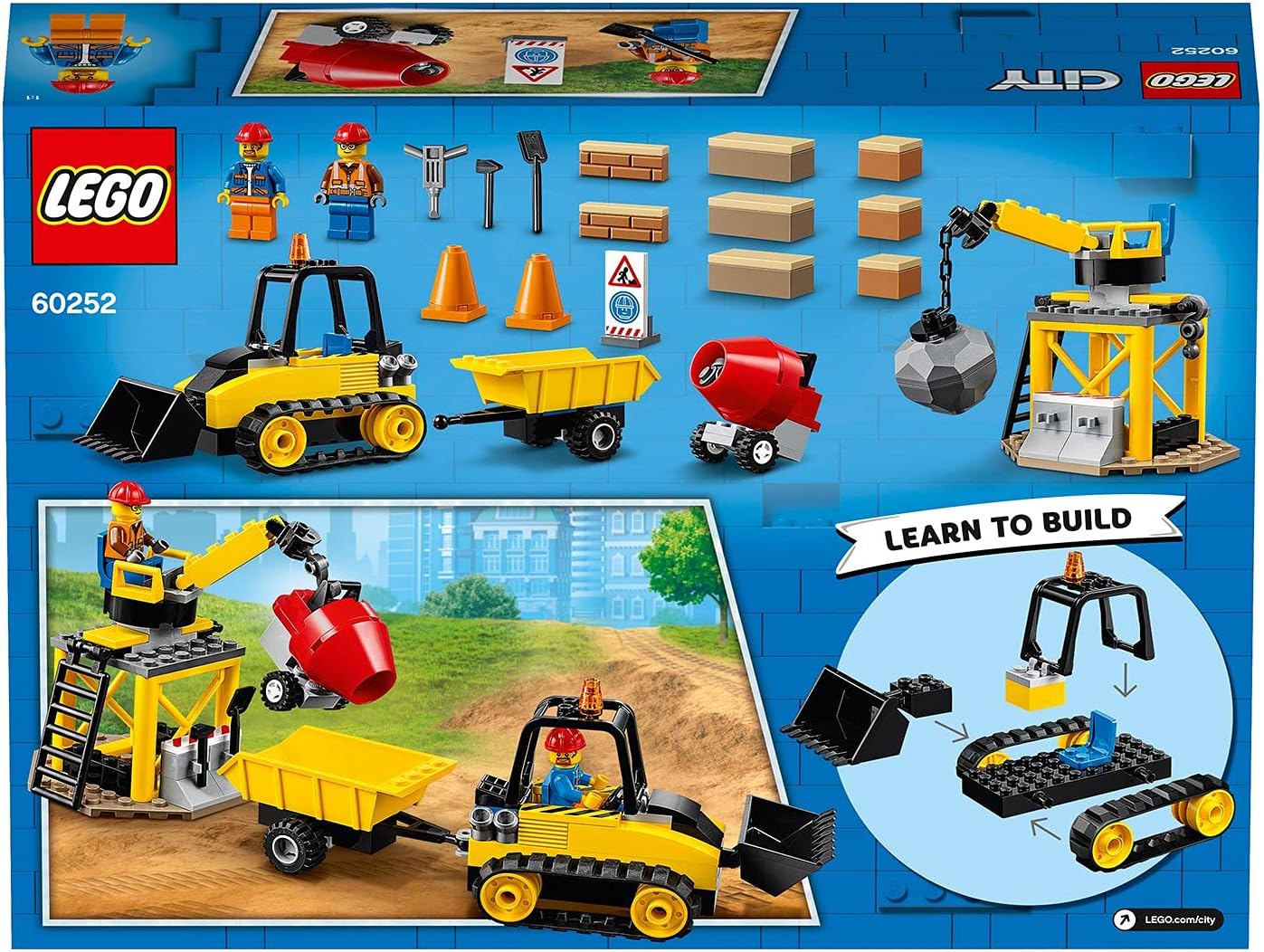 LEGO 60252 City Great Vehicles Construction Bulldozer