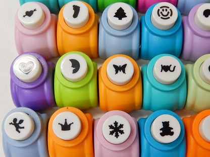 ShanTrip colorful 24 Quai mini craft punch set
