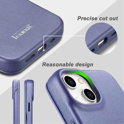 iPhone 14 Plus Case, Notebook Type, Genuine Leather Smartphone Case, Aifun 14 Plus Case, Cover, High Quality Texture, Card Storage, Ai 14 Plus Case, Shockproof