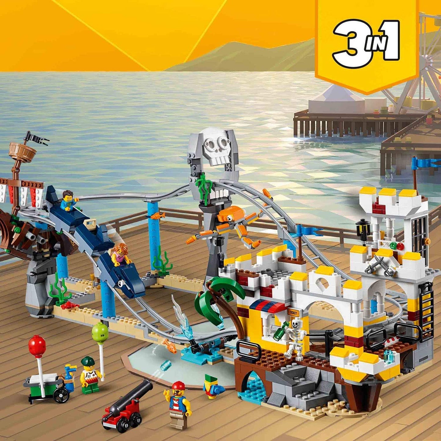 LEGO Creator 31084 Pirate Roller Coaster Set