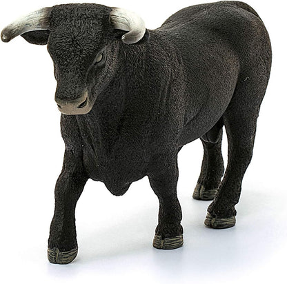 Schleich Farm World, Animal Toys for Boys and Girls 3 and Above, Black Bull Cow Toy Figurine, Ages 3+, Multicolor, 3.5 Inch