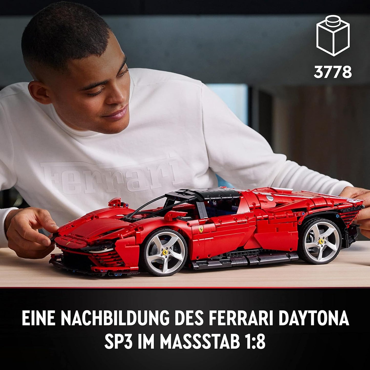 LEGO Technic Ferrari Daytona SP3 42143 Building Set for Adults (3,778 Pieces)