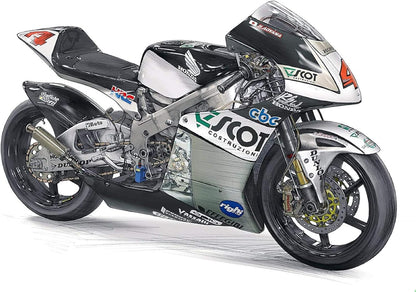 Hasegawa 1:12 Scale Scot Racing Team Honda RS250RW Model Kit