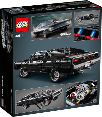 LEGO Technic, Fast and Furious DOM Dodge Charger 42111 Toy Blocks STEM Educational Car Car Car Boy 10+