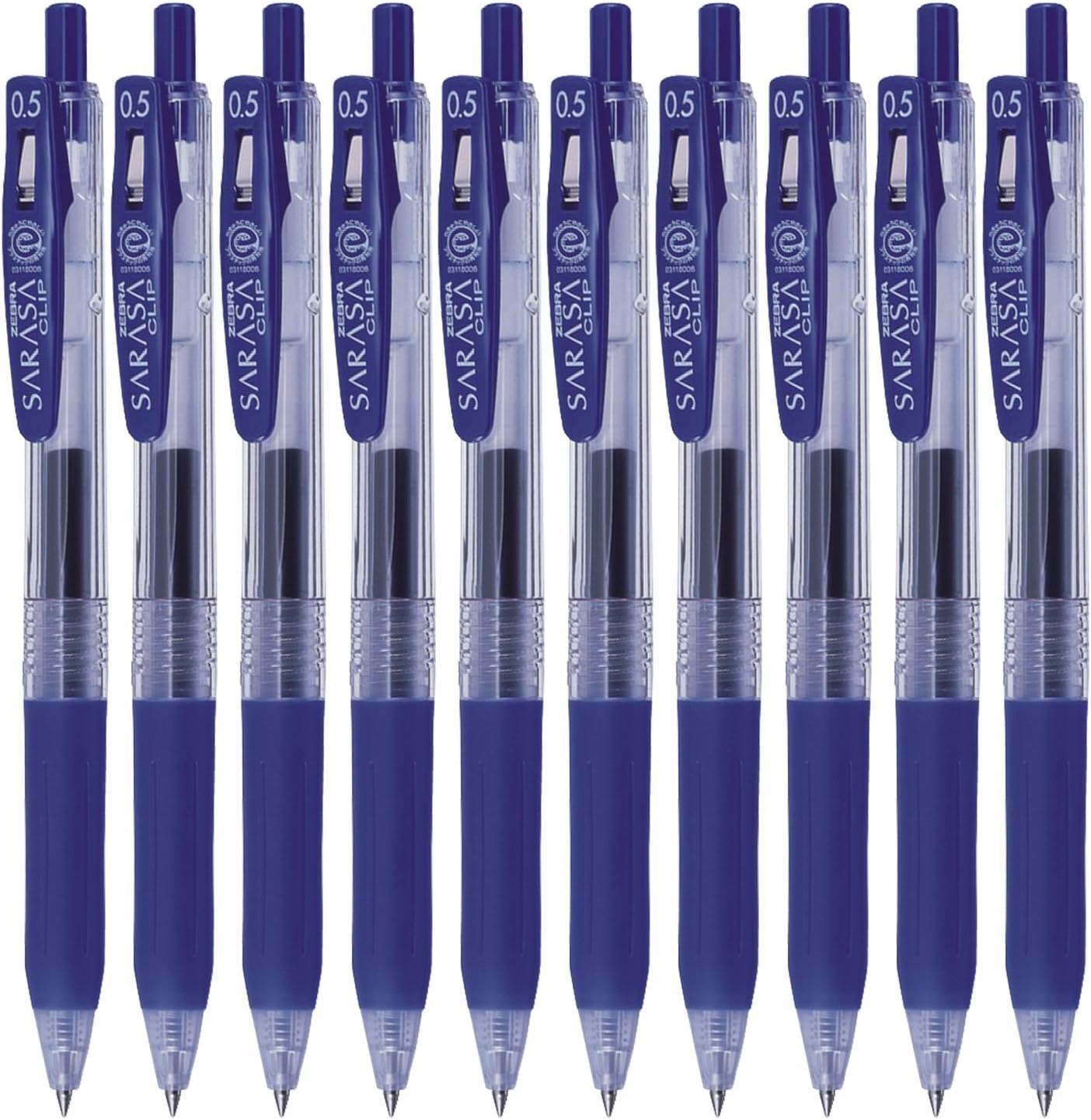 ZEBRA Sarasa Clip Pen 0.5 mm, Blue (JJ15-BL)