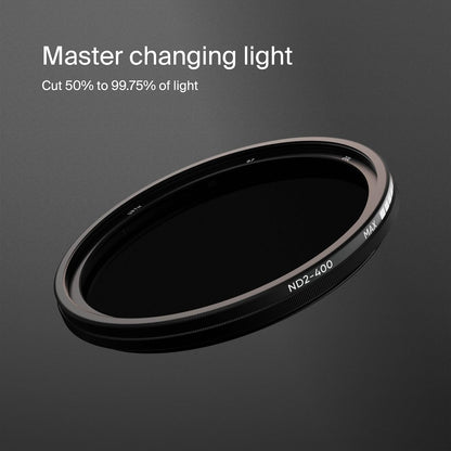 Urth 67mm ND2-400 Variable ND Lens Filter - 1-8.6 Stop Range, Ultra-Slim 20-Layer Nano-Coated Neutral Density Filter for Cameras