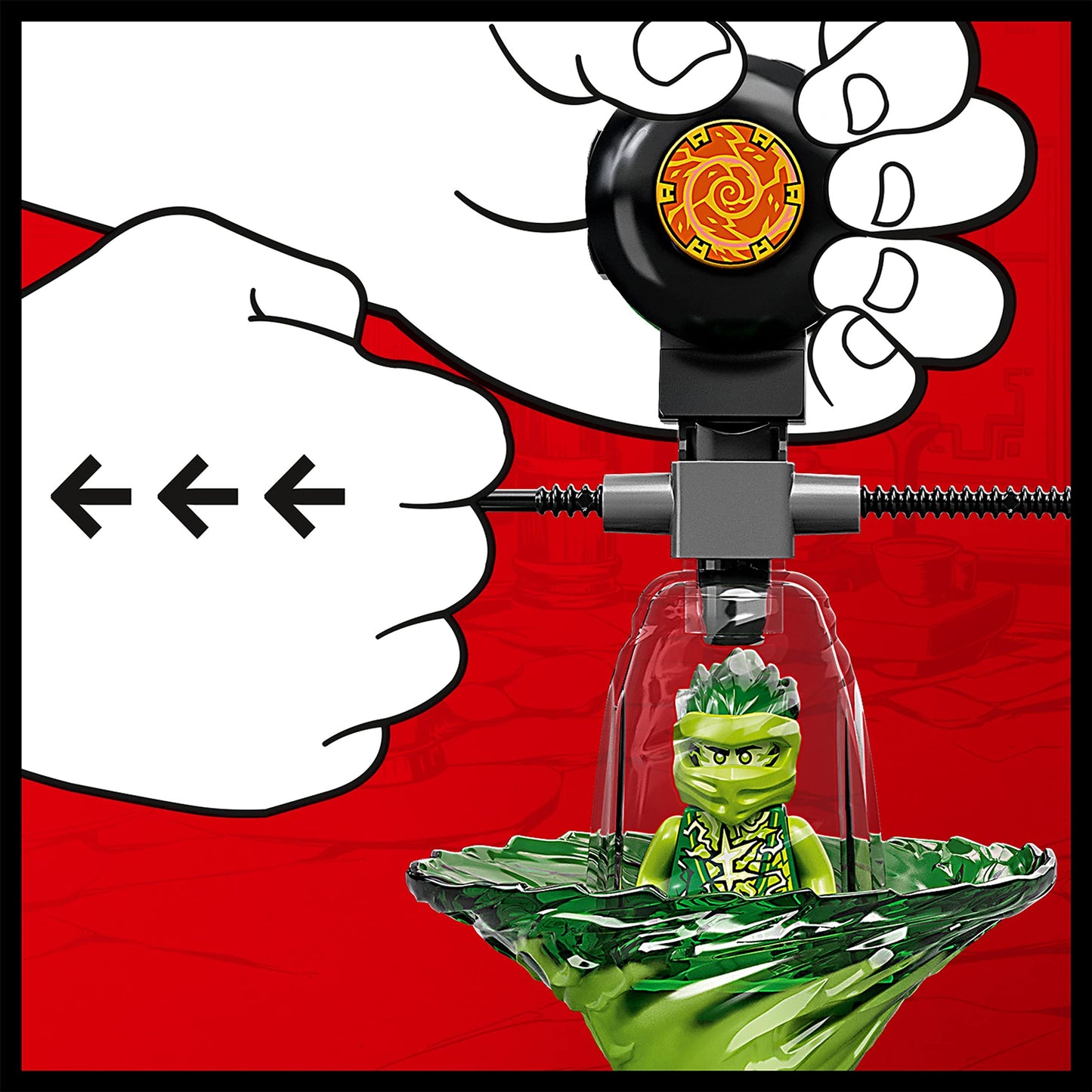LEGO® NINJAGO® Lloyd’s Spinjitzu Ninja Training 70689 Spinning Toy Building Kit with NINJAGO Lloyd for Ages 6+