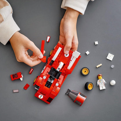 LEGO Speed Champions 1970 Ferrari 512 M 76906 Building Set - Sports Red Race Car Toy, Collectible Model Building Set with Racing Driver Minifigure, Gift for Grandchildren, Boys, Girls and Kids Ages 8+