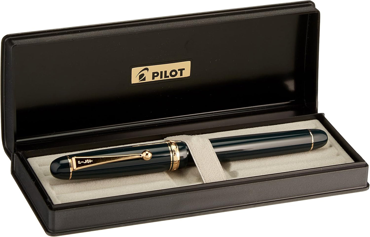 PILOT Fountain Pen Custom 74, M-Nib, Dark Green Body (FKK-1000R-DG-M)