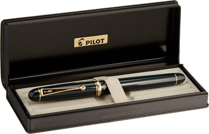 PILOT Fountain Pen Custom 74, M-Nib, Dark Green Body (FKK-1000R-DG-M)