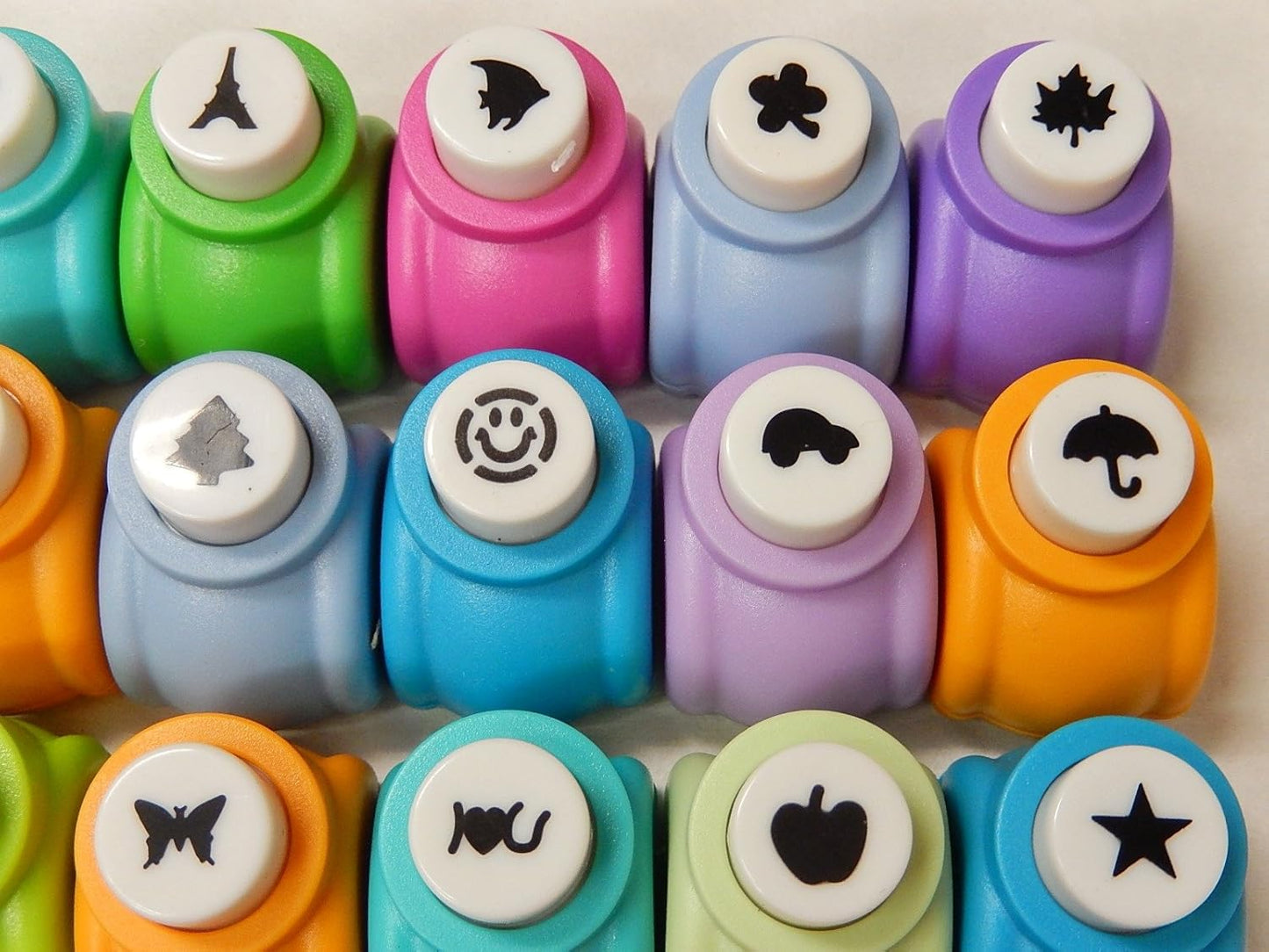 ShanTrip colorful 24 Quai mini craft punch set