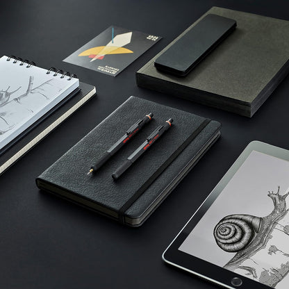 rOtring 800+ Mechanical Pencil and Touchscreen Stylus, 0.5 mm, Black