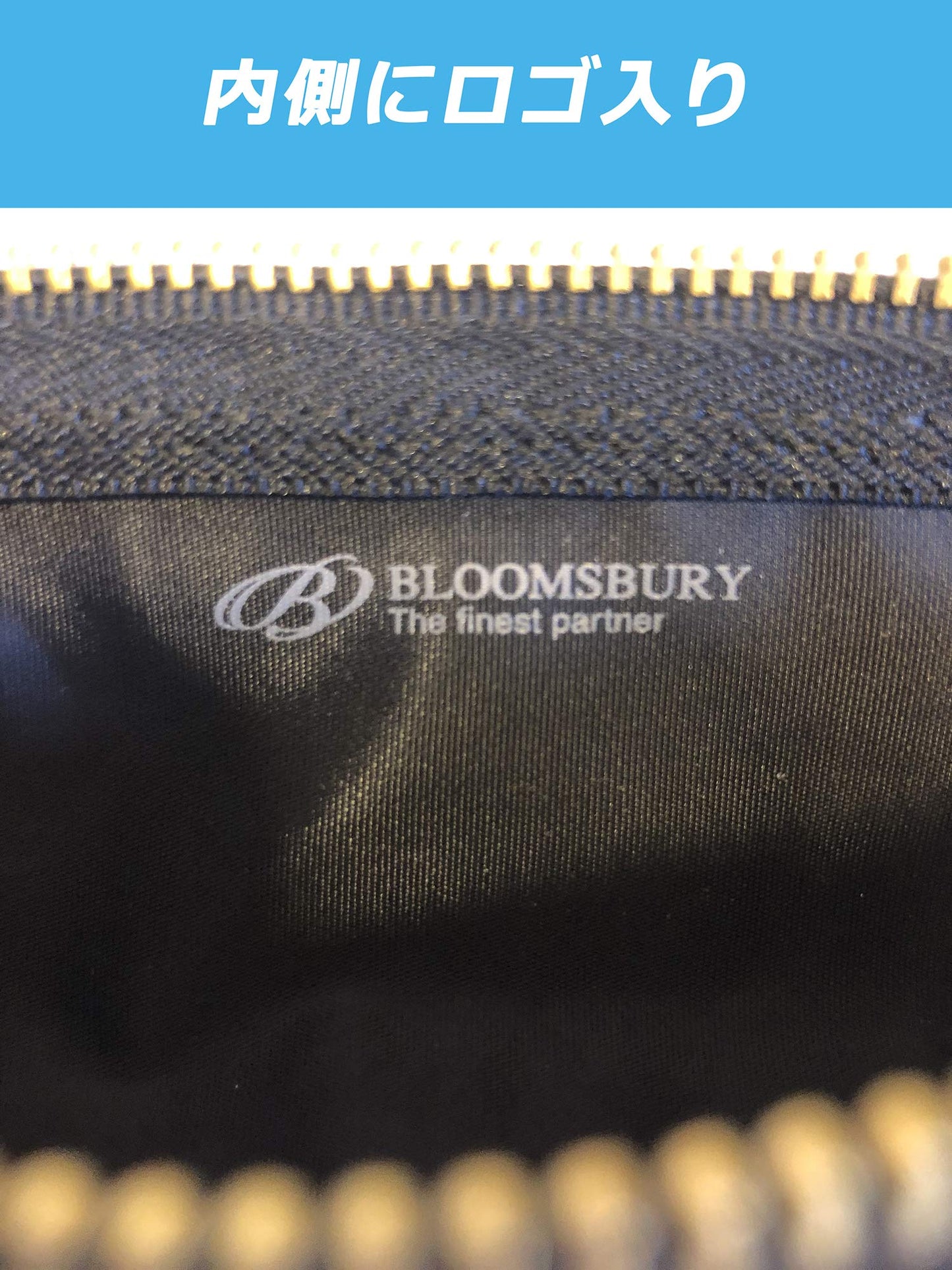 Raymay Fujii NF2803K Pen Case, Pencil Case, Bloomsberry Leather Pen Case, Leather, Navy