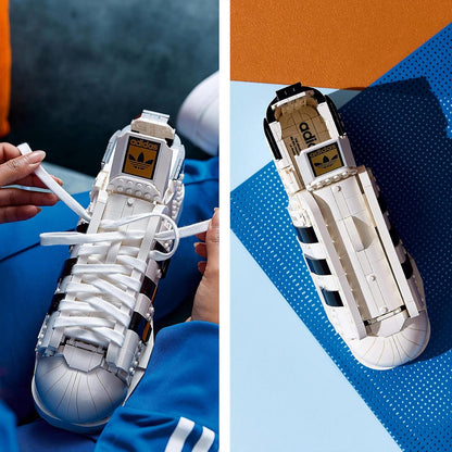 LEGO?? Icons adidas Originals Superstar 10282 Building Kit; Build and Display the Iconic Trainer