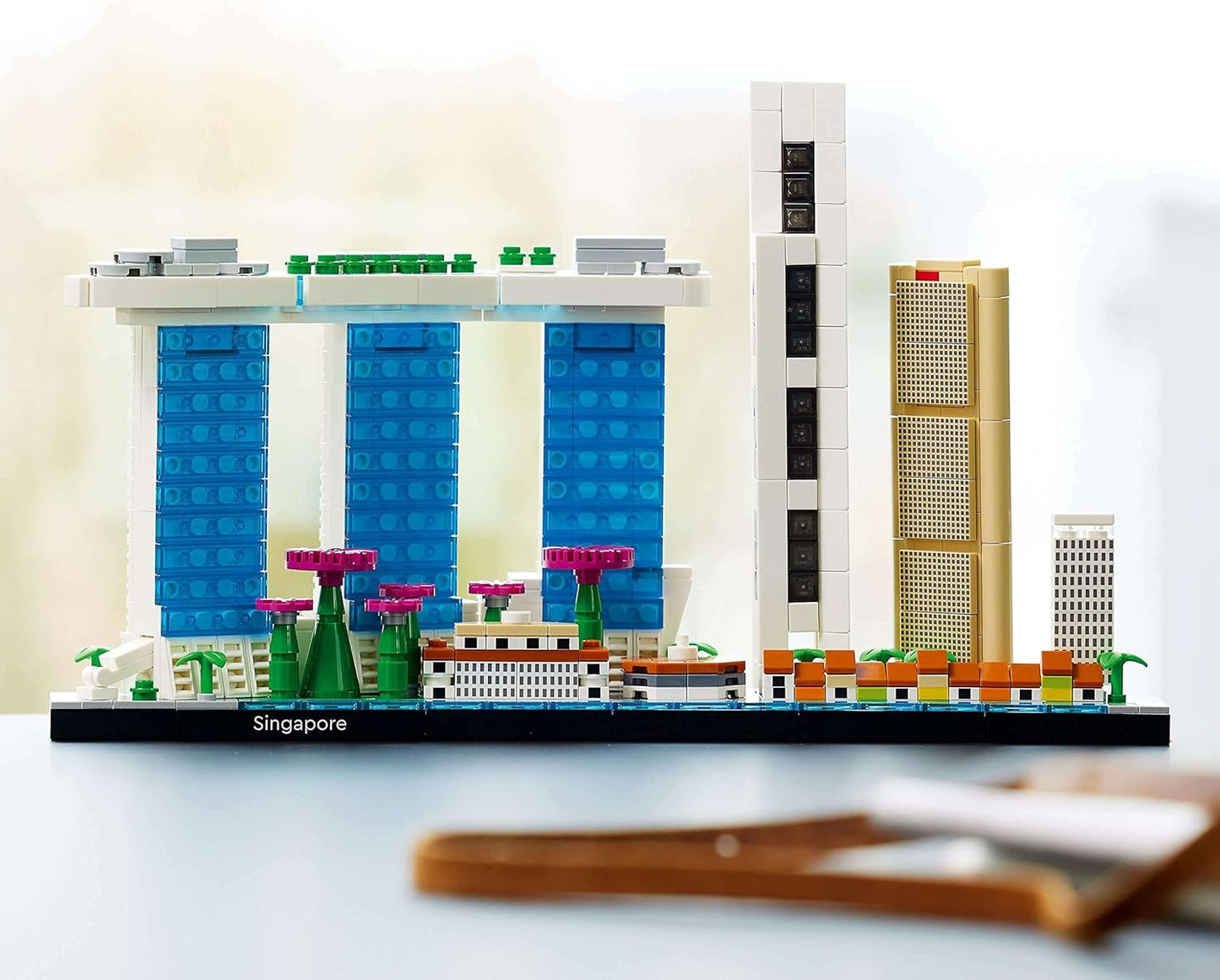 LEGO 21057 Architecture Singapore Model Building Set for Adults, Skyline Collection, Collectible Crafts Construction, Home Decor Gift Idea