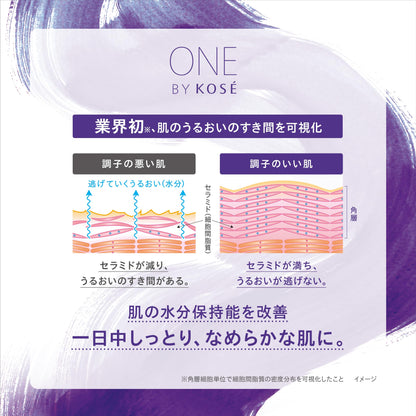 ONE BY KOSE Serum Veil Medicated Serum Serum, Large, 4.2 fl oz (120 ml) Body, Highly Moisturizing, Improves Moisture