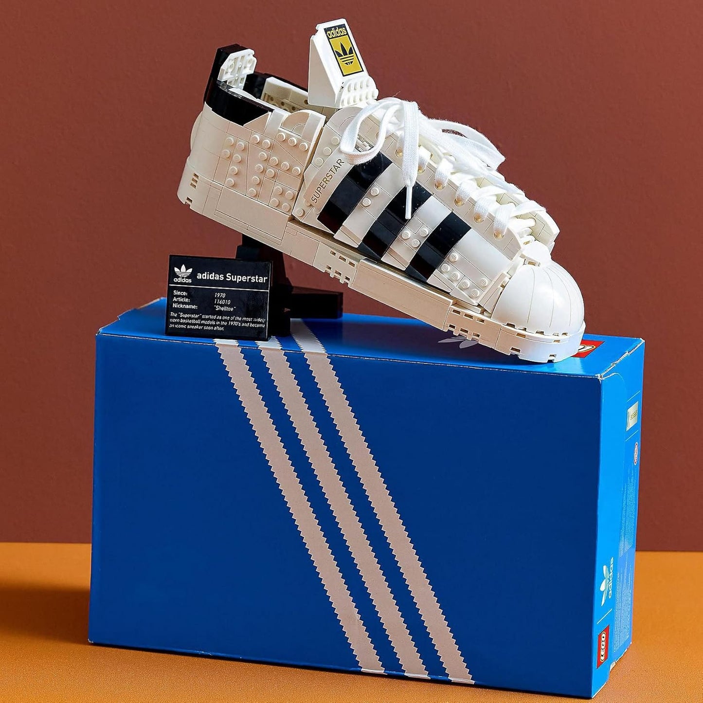 LEGO?? Icons adidas Originals Superstar 10282 Building Kit; Build and Display the Iconic Trainer