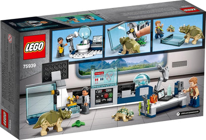 LEGO 75939 Jurassic World Dr. Wu's Lab: Baby Dinosaurs Breakout Toy with Owen Minifigure