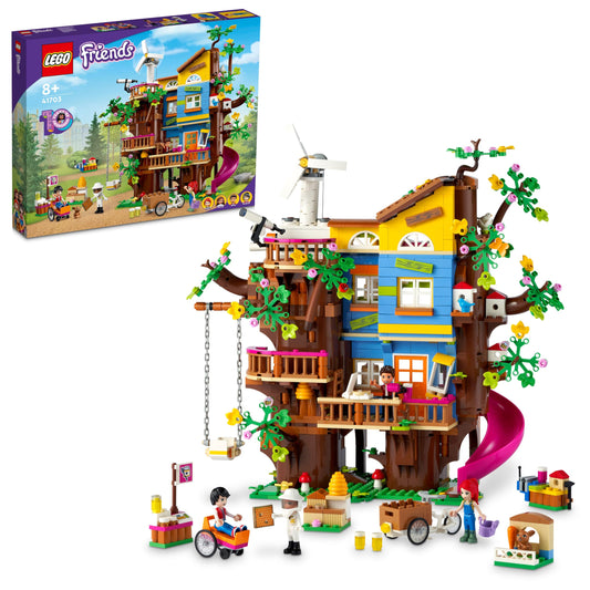 Lego 41703 Friends Casa sull'Albero dell'Amicizia con Mini Bamboline di Mia e River, Giochi per Bambina e Bambino da 8 Anni in su, Idee Regalo Prima Comunione